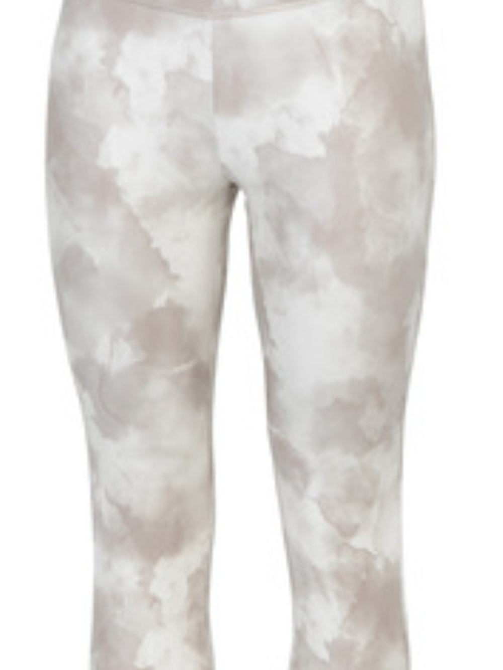 Balance Collection Abstract Ankle Yoga Capris Woman's Sz M, Beige/Cream. NWOT